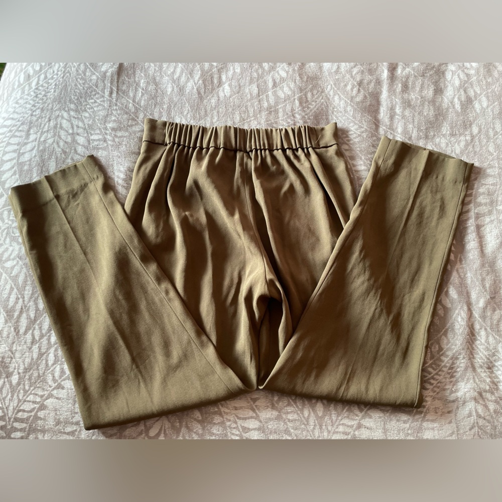 Babaton Khaki Trousers - Picture 2 of 8